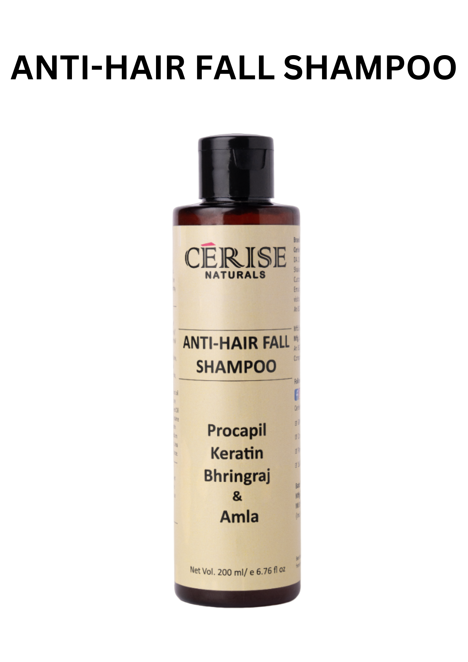       Buy Best Anti Hair Fall Shampoo For Men & Women – cerisenaturals