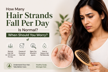 How many hair strands fall per day is normal for healthy hair