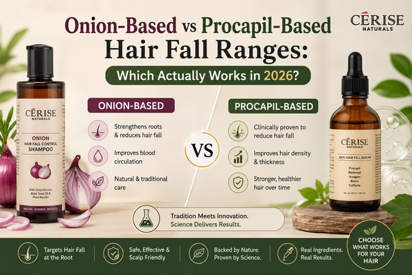 Onion vs Procapil Hair Care Comparison