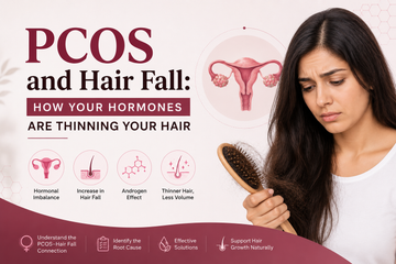 PCOS and hormonal hair loss causing thinning hair in women