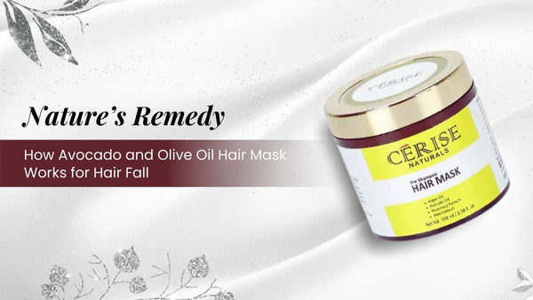 How avocado and olive oil Hair Mask works for hair fall