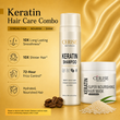 keratin hair treatment with rice protein