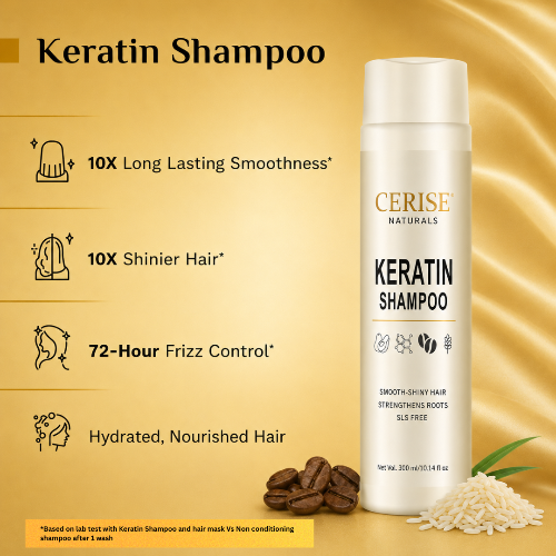 keratin shampoo with rice protein