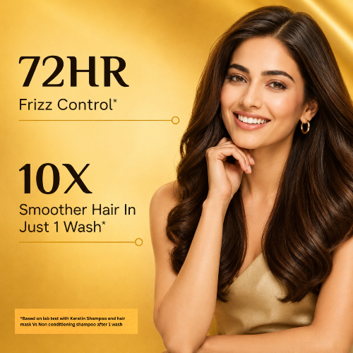 keratin shampoo with rice protein