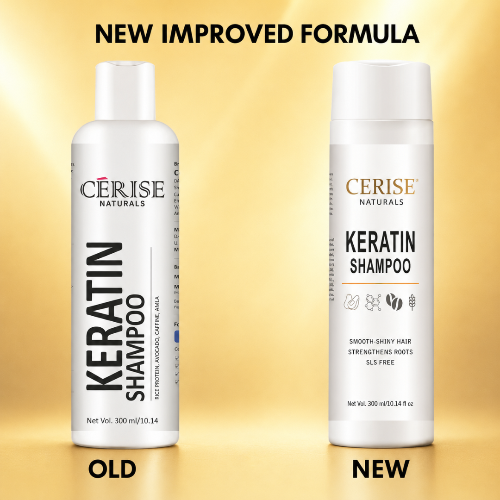 keratin shampoo with rice protein