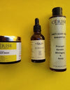 Anti-Hair Fall Serum, Anti Hair Fall Shampoo & Pre-Shampoo Hair Mask - cerisenaturals